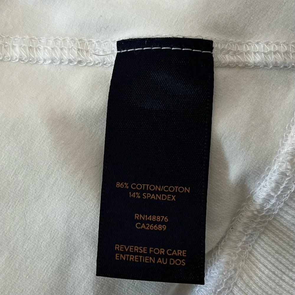 Good Man Brand White Flex Pro Victory Crew Sweatshirt Size Medium - Picture 8 of 12